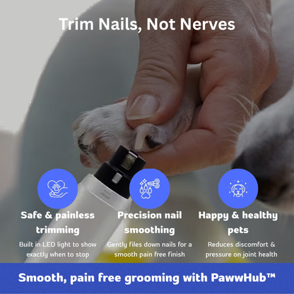 PawwHub™ Premium Pet Nail Grinder